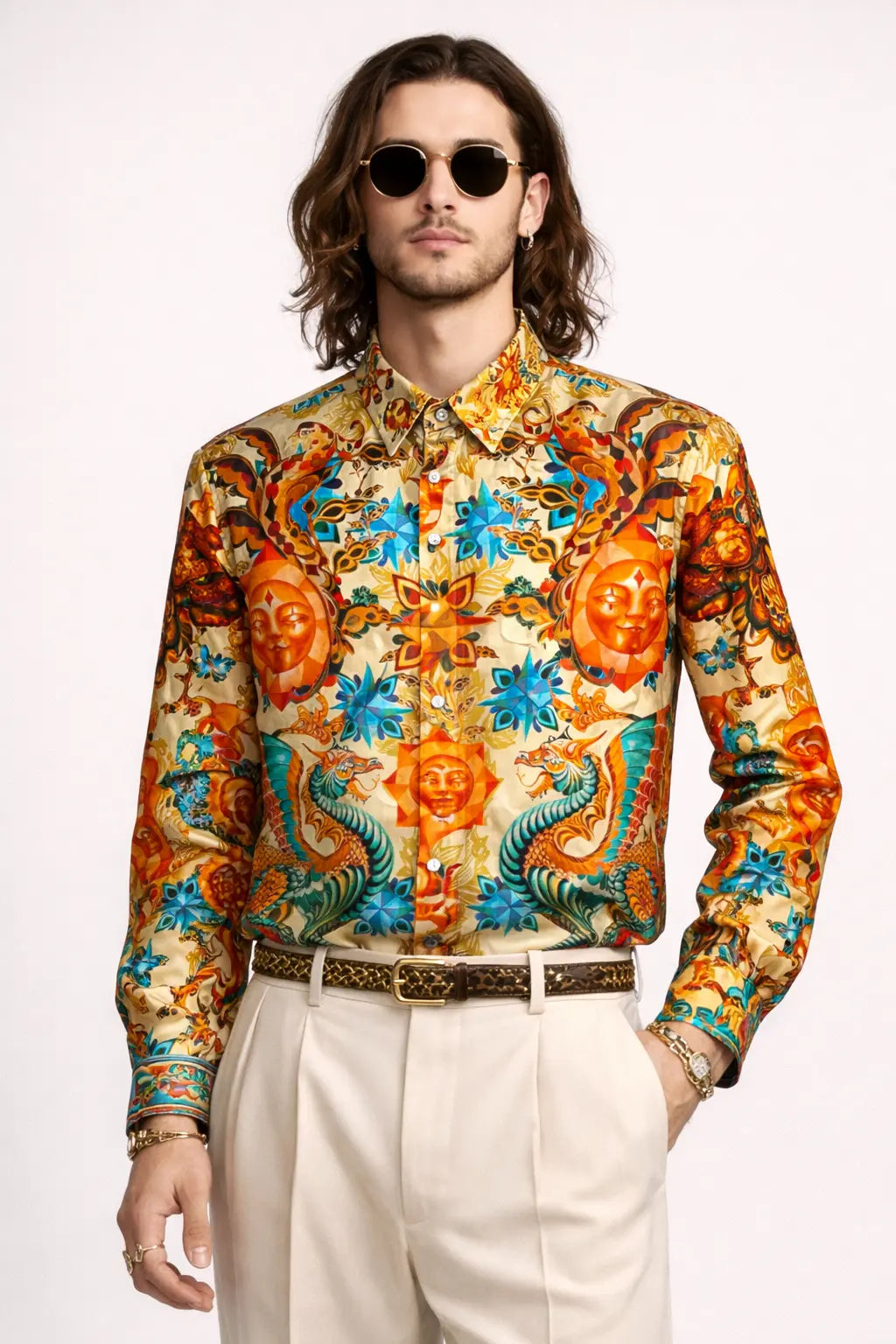 Camicia Golden garden Beatbox vintage