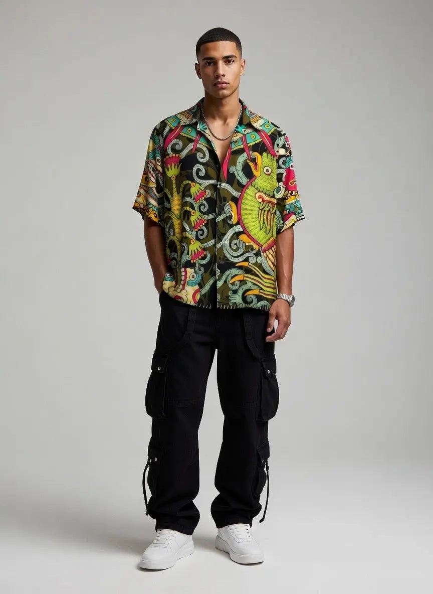 Camicia Tlilli Tlapalli Beatbox vintage