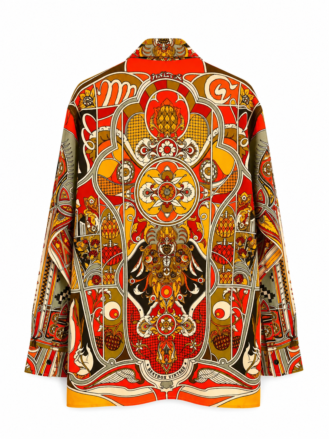 Beatbox Vintage nature shirt in red